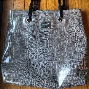 Nine West faux snake skin brown 👜